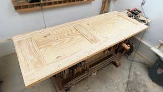 How To Make A REAL Door From Plywood [upl. by Lunette]