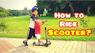 TEACHING TODDLER HOW TO RIDE SCOOTER  Shaheer and Shahmeer [upl. by Vanny711]