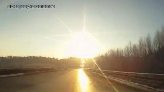 Chelyabinsk Russia meteorite explosion [upl. by Felicidad]