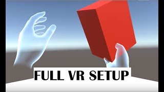 Unity Tutorial  VR Oculus Avatar and Grabbing Object setup IN 5 MINUTES [upl. by Etteyafal]