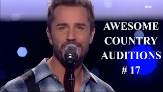 Top 5 Awesome COUNTRY Auditions Worldwide 17 [upl. by Mossolb691]