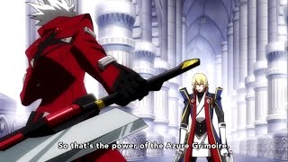 Ragna the Bloodedge vs Jin Kisaragi  BlazBlue Alter Memory HD [upl. by Araht]