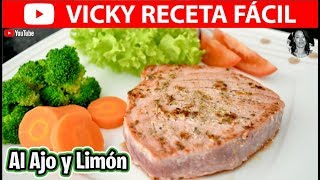 ATUN AL AJO Y LIMON  VickyRecetaFacil [upl. by Eikciv]