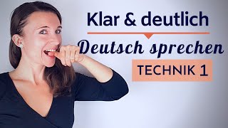 1 KLAR UND DEUTLICH SPRECHEN  Richtig Deutsch sprechen  Aussprache Übungen  Sprechtraining [upl. by Atarman]