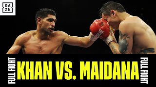 FULL FIGHT  Amir Khan vs Marcos Maidana [upl. by Ahsikad]