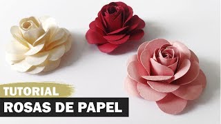 Como fazer uma rosa de papel [upl. by Moraj]