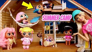 LOL Dolls Go to Barbie Summer Camp  Baby Goldie amp Punk Boi Adventures [upl. by Murrah]