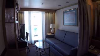 Holland America Zaandam Cabin 7036 Vista Suite Video Tour [upl. by Nassi]