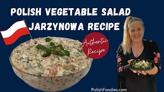 Sałatka Jarzynowa  How To Make Authentic Polish Salad [upl. by Fritze]