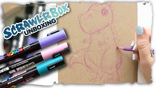 CUTE DINO  June Scrawlrbox [upl. by Stelle]