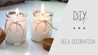 Como fazer vela Decorativa Aromatizada Caseira [upl. by Izogn]