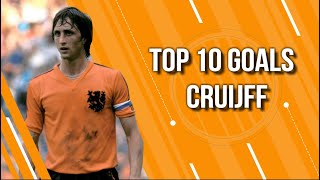 Top 10 Goals  Johan Cruijff [upl. by Coretta]