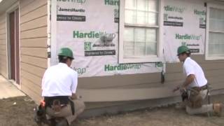 HardiePlank Lap Siding Install Video [upl. by Ennagrom]