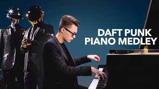 15 Daft Punk songs in 7 minutes  Daft Punk Piano Medley [upl. by Mcnelly622]