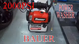 BAUER 2000PSI Power Washer Will This Be Effective For Auto Detailing [upl. by Blackstock]