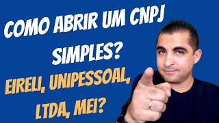 Como Abrir um CNPJ Simples Nacional  do ZERO ao Faturamento [upl. by Grosmark]