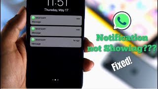 Fix WhatsApp Notifications Not Working Home Screen amp Status Bar [upl. by Noreen274]