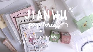 ☁️Probando papelería de aliexpress  JIANWU [upl. by Moraj]