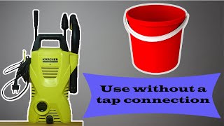 How to use pressure washer without Tap connection [upl. by Thornton]