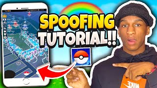 Pokemon Go Spoofing Tutorial iOSAndroid SO EASY [upl. by Laro398]