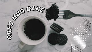 EASY 2 INGREDIENT OREO MUG CAKE ♡  ShayBrit [upl. by Nawed]