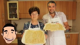 Italian Grandma Makes FRESH SPAGHETTI PASTA FROM SCRATCH [upl. by Rekrap]