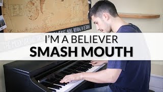 Im A Believer  Smash Mouth Shrek Soundtrack  Piano Cover  Sheet Music [upl. by Onig]