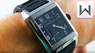 Jaeger LeCoultre Reverso Squadra Hometime Q700867P GMT Luxury Watch Review [upl. by Ayekahs]