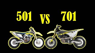 Why I bought a 2020 Husqvarna 701 SM vs FE501S [upl. by Yanarp]