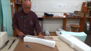 Upholstery Basics How To Cut FoamWith a Bread Knife [upl. by Laehcor483]