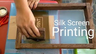 Silk Screen Printing [upl. by Ong]