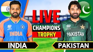 India vs Pakistan  Champions Trophy 2025  Live Cricket Match Today  IND vs PAK Match Live [upl. by Ridan]