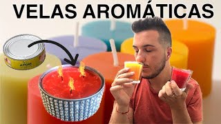 CÓMO HACER VELAS 🕯  VELAS DECORATIVAS  VELAS AROMÁTICAS 😍  SOY DE AMARTE [upl. by Aeriela]