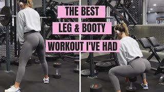 THE MOST INTENSE AND SWEATY LEG amp BOOTY WORKOUT Wow okay I Felt That [upl. by Hallie]