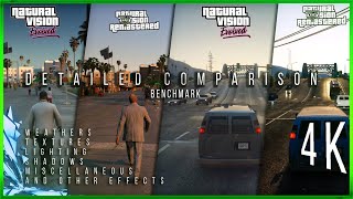 4K NVE vs NVR GTA 5 Detailed Comparison amp Ray Tracing Benchmark NaturalVision Evolved Remastered [upl. by Aiz]