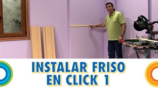 Instalar friso sistema click 1  Rastreles Bricocrack [upl. by Ardnoet]