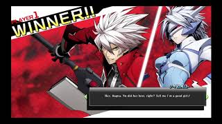 BlazBlue Cross Tag Battle 20 Ragna The Bloodedge All Special Interactions English [upl. by Leahcimnaes]