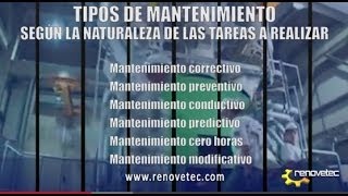 TIPOS DE MANTENIMIENTO [upl. by Tam321]