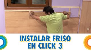 Instalar friso sistema click 3  Lamas horizontales Bricocrack [upl. by Sine253]