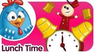 Lunch Time  UK  Kids Song with lyrics [upl. by Alfeus418]