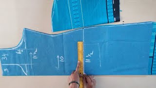 Easy and simple churidar top cutting method  Churidar top cutting in easy method [upl. by Lorelie]