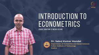 Introduction to Econometrics [upl. by Parhe]