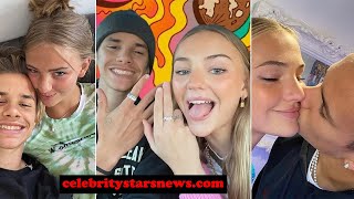 David Beckhams Son Romeo Beckham With His Girlfriend Mia Regan Video 2021 [upl. by Ailina704]