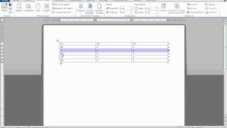45 Comment inserer des lignes ou colonnes dans un tableau Word [upl. by Audun]