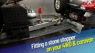 Protect Your 4WD amp Caravan with the Stone Stomper Stone Guard 🚙 [upl. by Wonacott]