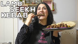 Lamb Seekh Kabab Recipe  The Best Homemade Lamb Seekh Kebabs [upl. by Ailgna292]