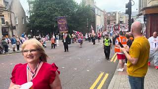 Ayrshire orange walk Cumnock 2023 Part 1 [upl. by Aitnom30]