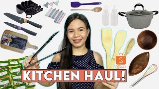 AFFORDABLE KITCHENWARE HAUL from SHOPEE 🛒  SARAH V [upl. by Yelats]