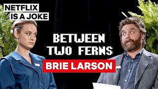 Brie Larson Between Two Ferns with Zach Galifianakis  Netflix Is A Joke [upl. by Chesney969]