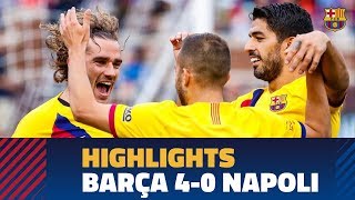 FC Barcelona – SCC Napoli 40 HIGHLIGHTS [upl. by Nnyllatsyrc]